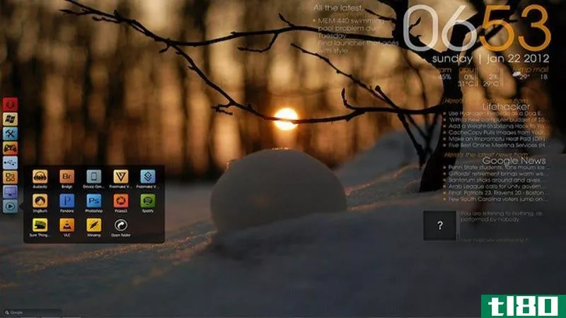Illustration for article titled The Snowball Sunset Desktop