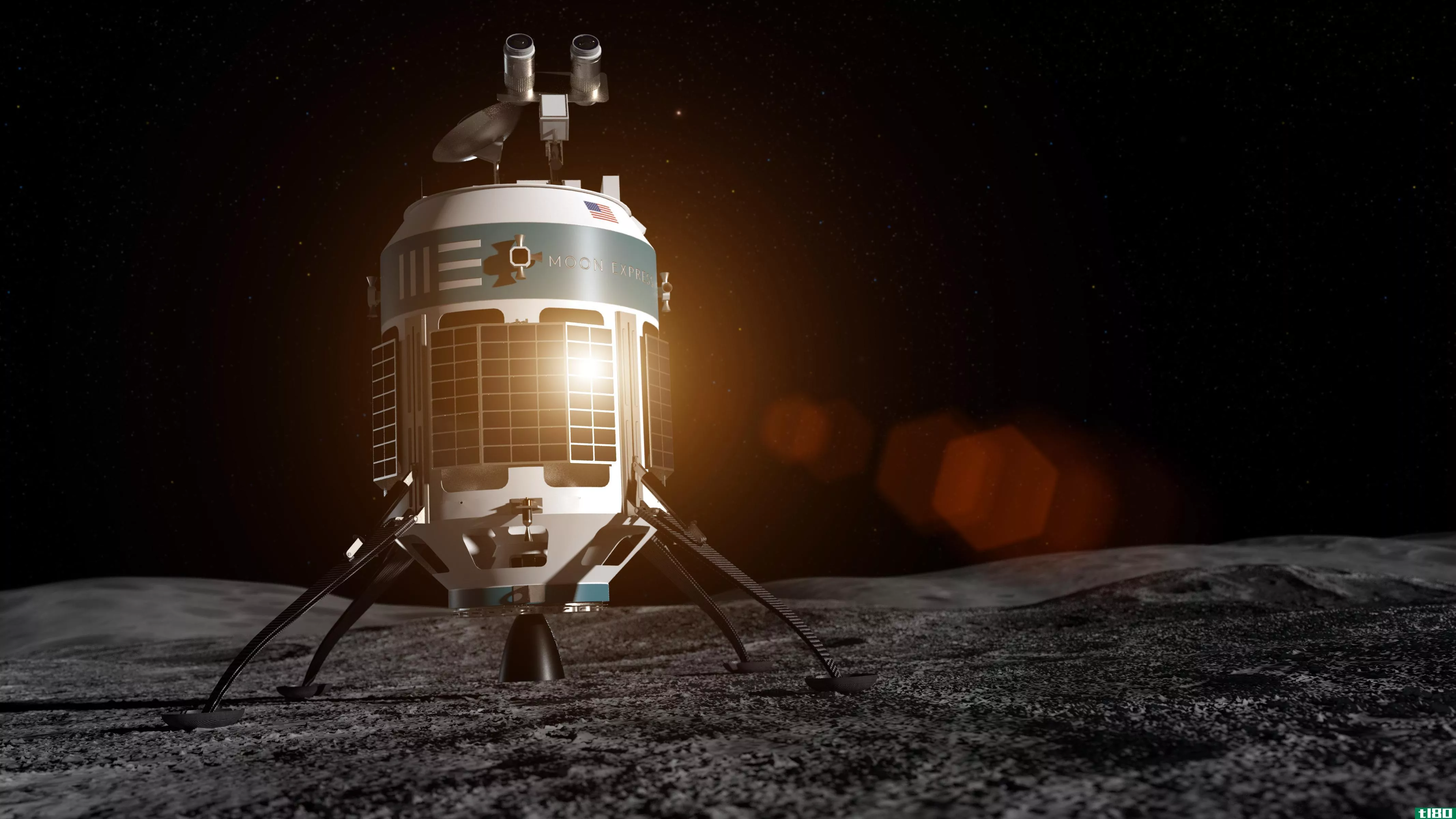 为了挖掘月球，私营公司moon express计划建造一个机器人登陆舰队