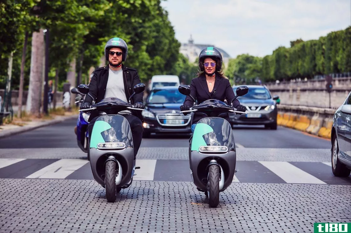 gogoro的时尚电动踏板车现在可以在巴黎租赁