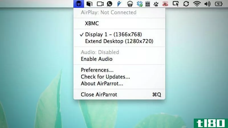 airparrot通过airplay镜像mac的显示