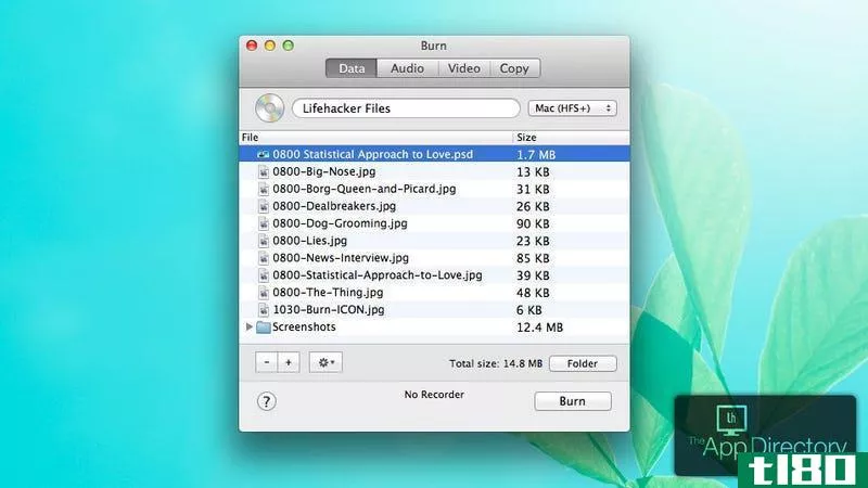 mac最佳光盘刻录应用程序