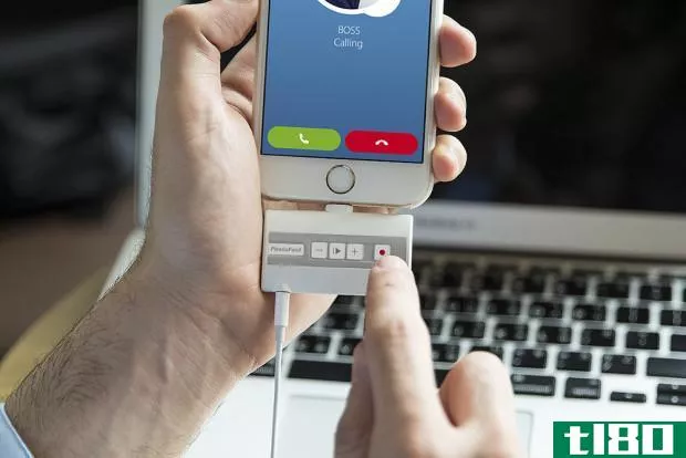 这个设备可以让你在iphone上记录所有通话