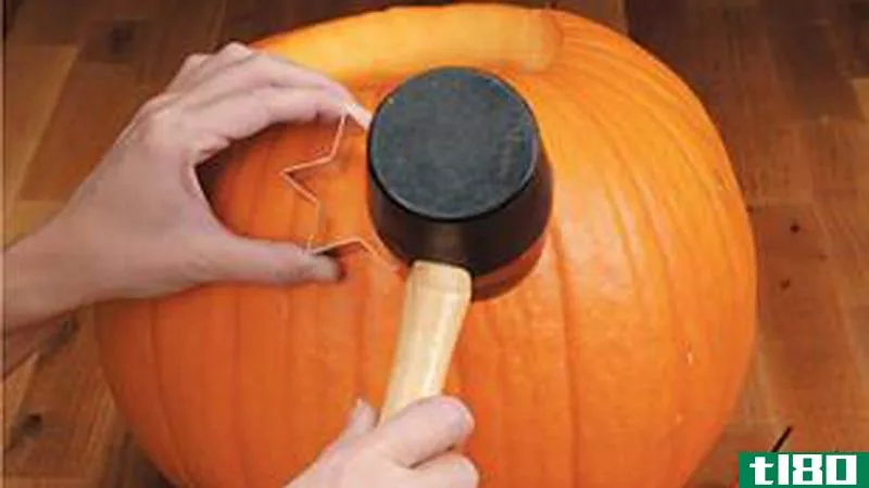 Illustration for article titled Carve Pumpkins with Cookie Cutters and a Mallet