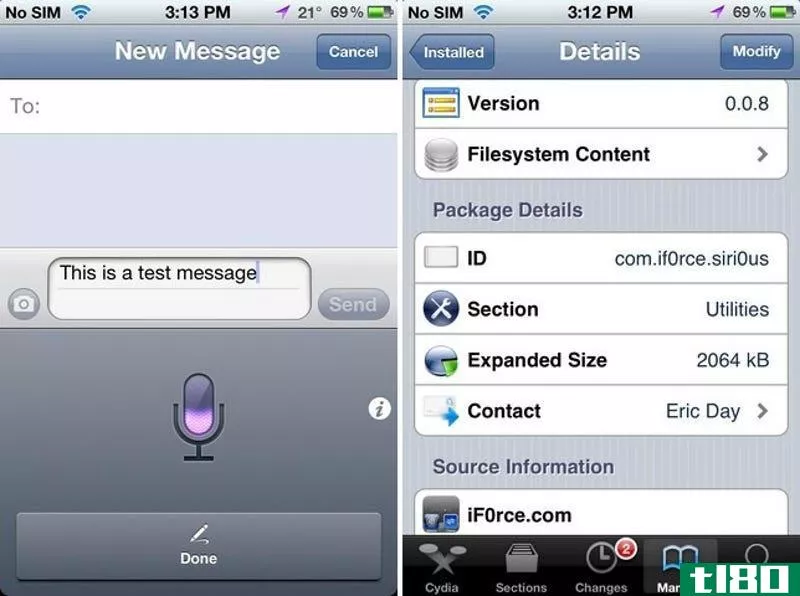 siri0us为iPhone4和3gs提供了类似siri的语音听写功能