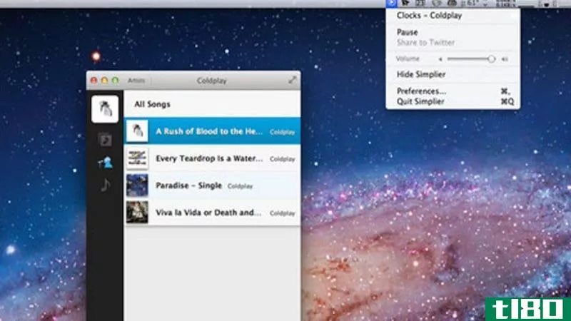 Illustration for article titled Simplier is a Lightweight Music Player for Macs that Uses Your iTunes Library