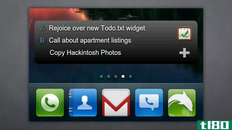 Illustration for article titled Todo.txt Touch for Android Adds Home Screen Widget, Tap to Call Support