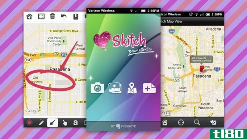 skitch for android增加了地图注释、sd卡保存等功能