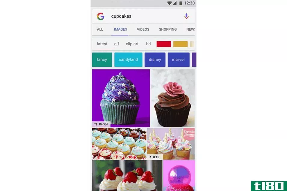 谷歌在图像搜索中添加徽章，以识别gif和视频