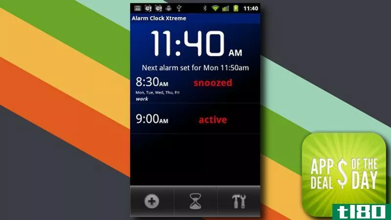 Illustration for article titled Daily App Deals: Get Alarm Clock Xtreme for Android for Only 99¢ in Today&#39;s App Deals