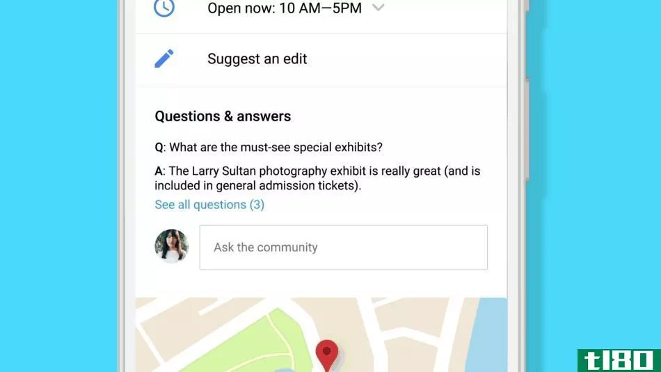 谷歌为谷歌地图和搜索带来了问答
