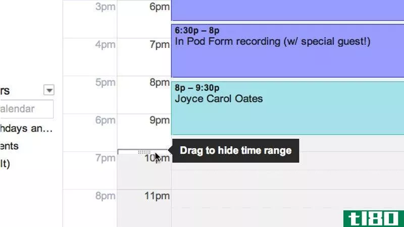 Illustration for article titled Google Calendar Lab Hides Your Least-Used Hours