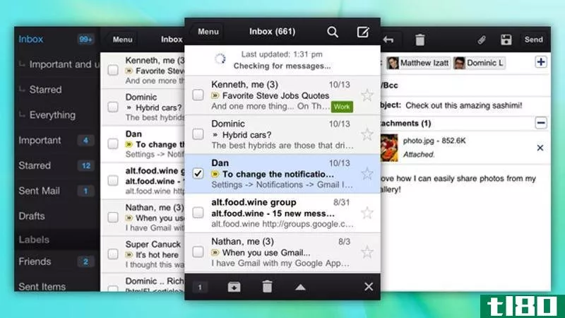 用于iphone和ipad的gmail在ios设备上为gmail提供了一个本机应用程序界面[更新]