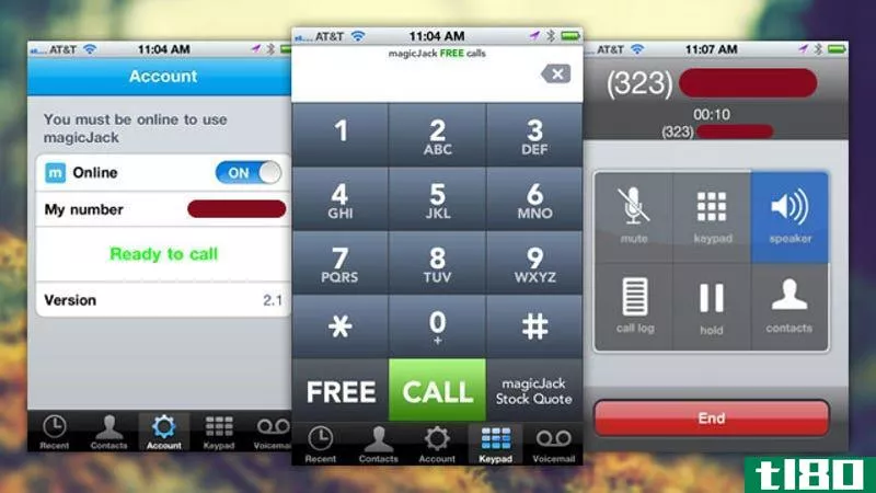 magicjack for iphone在美国和加拿大提供无限的免费通话