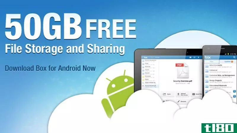 使用android应用程序在box上获取50gb的免费存储空间