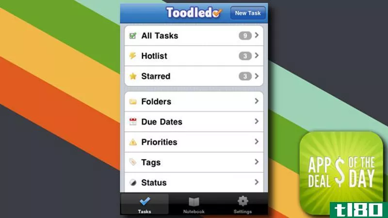 Illustration for article titled Daily App Deals: Get Toodledo for iOS at Only $1.99 in Today&#39;s App Deals