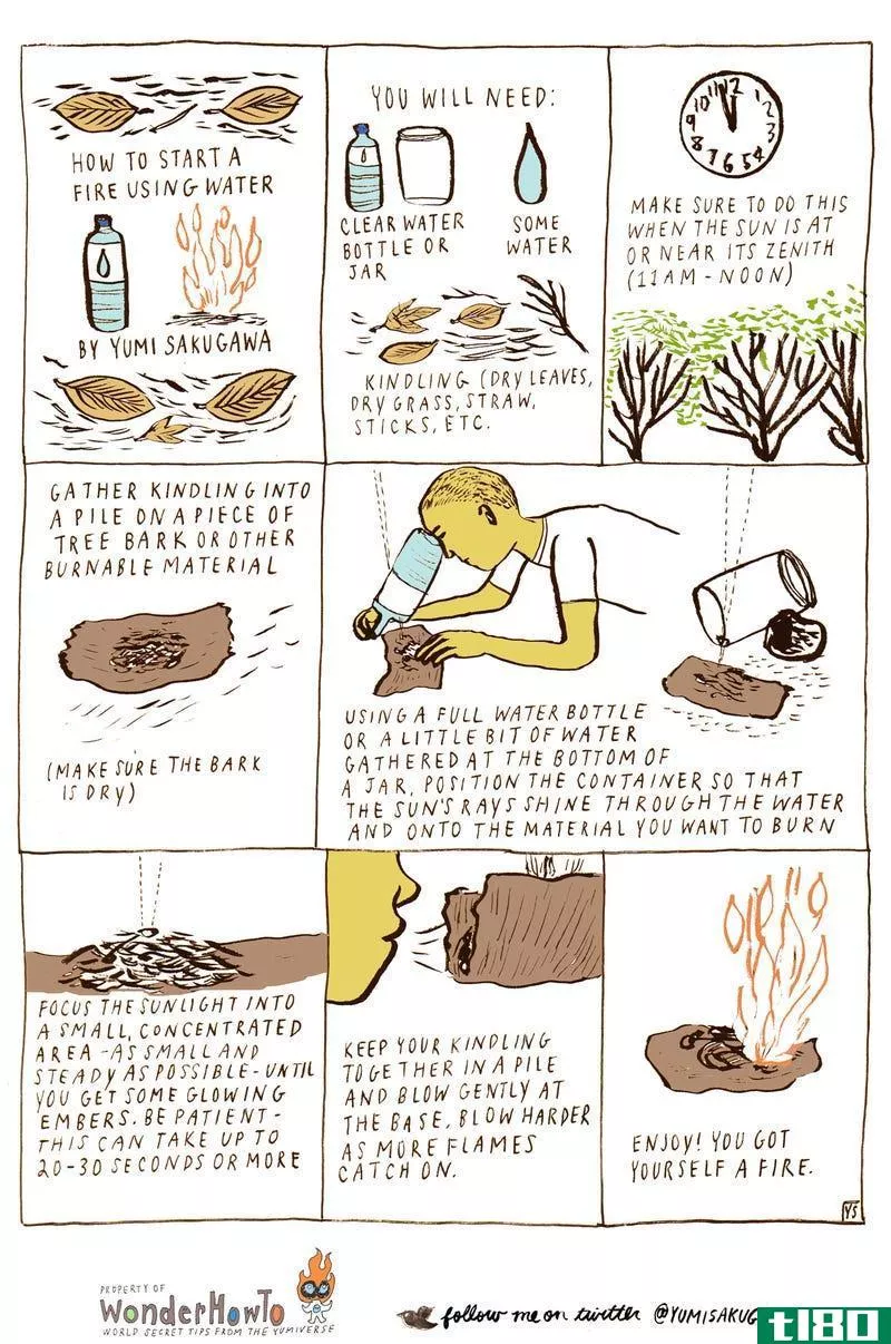 Illustration for article titled Use Water and a Jar to Start a Fire