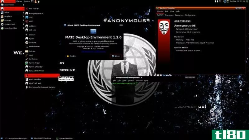 Illustration for article titled Anonymous Releases Their Own Operating System, Complete with Hacking Tools, and You Should Not Download It