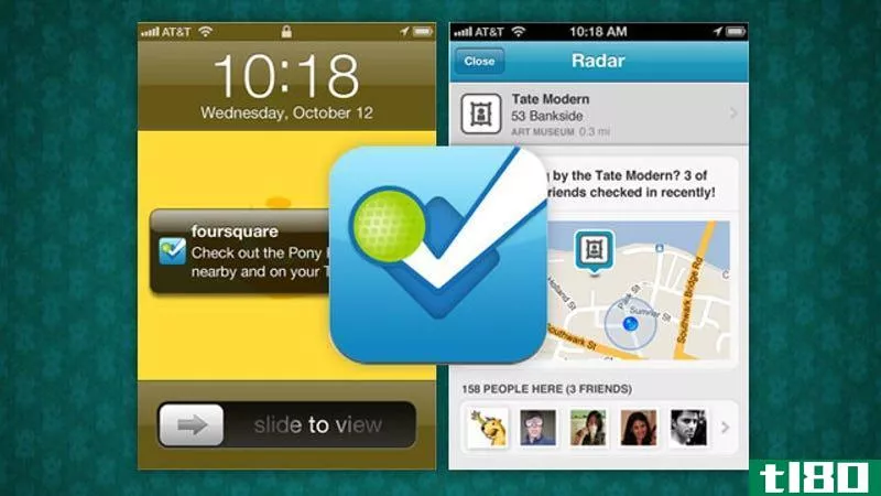 foursquare更新为您的iphone带来位置感知提醒和通知