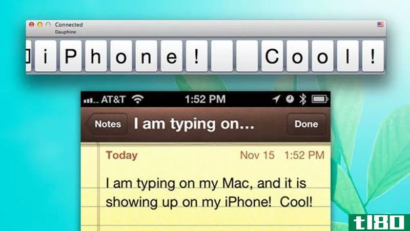 type2phone将您的mac电脑变成了智能手机的蓝牙键盘