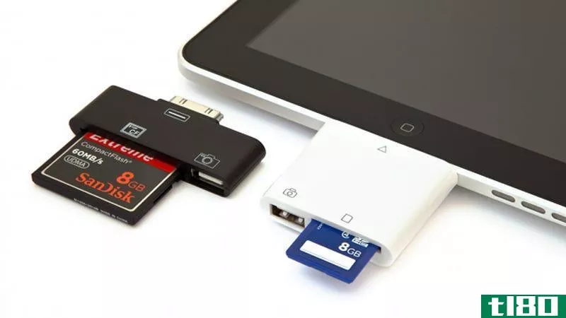 Illustration for article titled iPad CF and SD Card Readers Make Transferring Photos to iOS a Snap