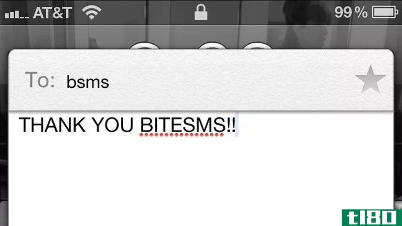 可选的短信应用程序bitesms接收到ios 5的主要更新