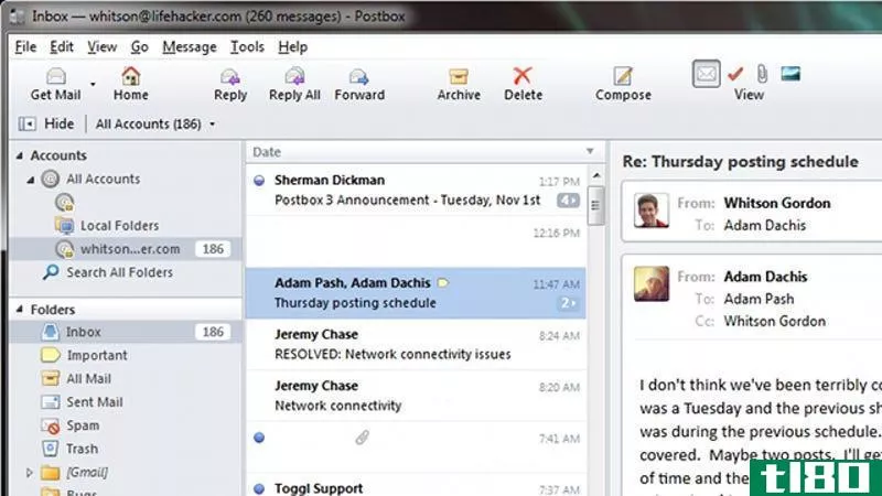 Postbox3为其出色的电子邮件客户端添加了gmail标签、dropbox附件等