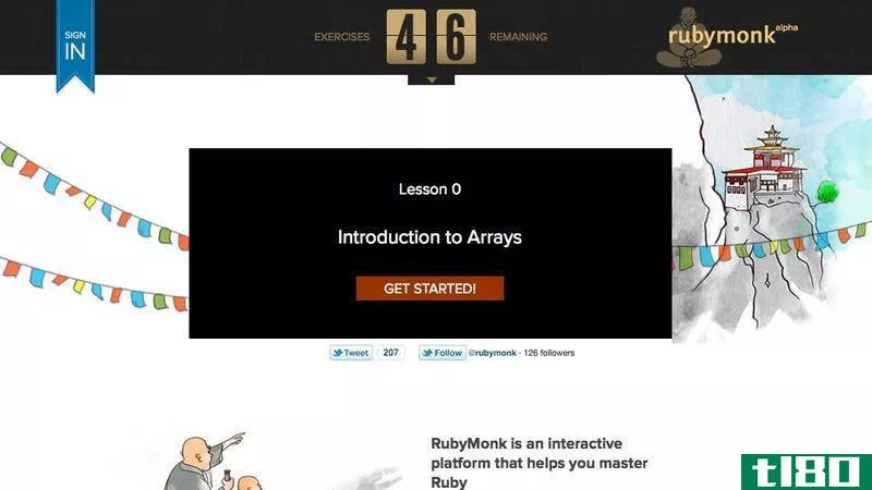 rubymonk通过交互式练习教你ruby编程语言