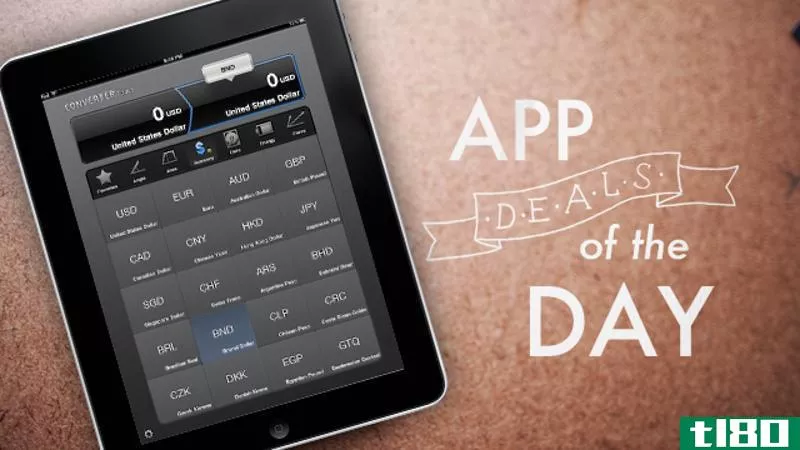 Illustration for article titled Daily App Deals: Get Converter Touch HD for iPad for Free in Today&#39;s App Deals