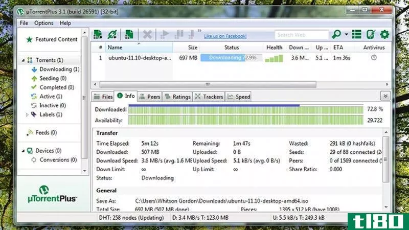 utorrent更新和小的改进，发布了视频编码和远程下载的高级版本