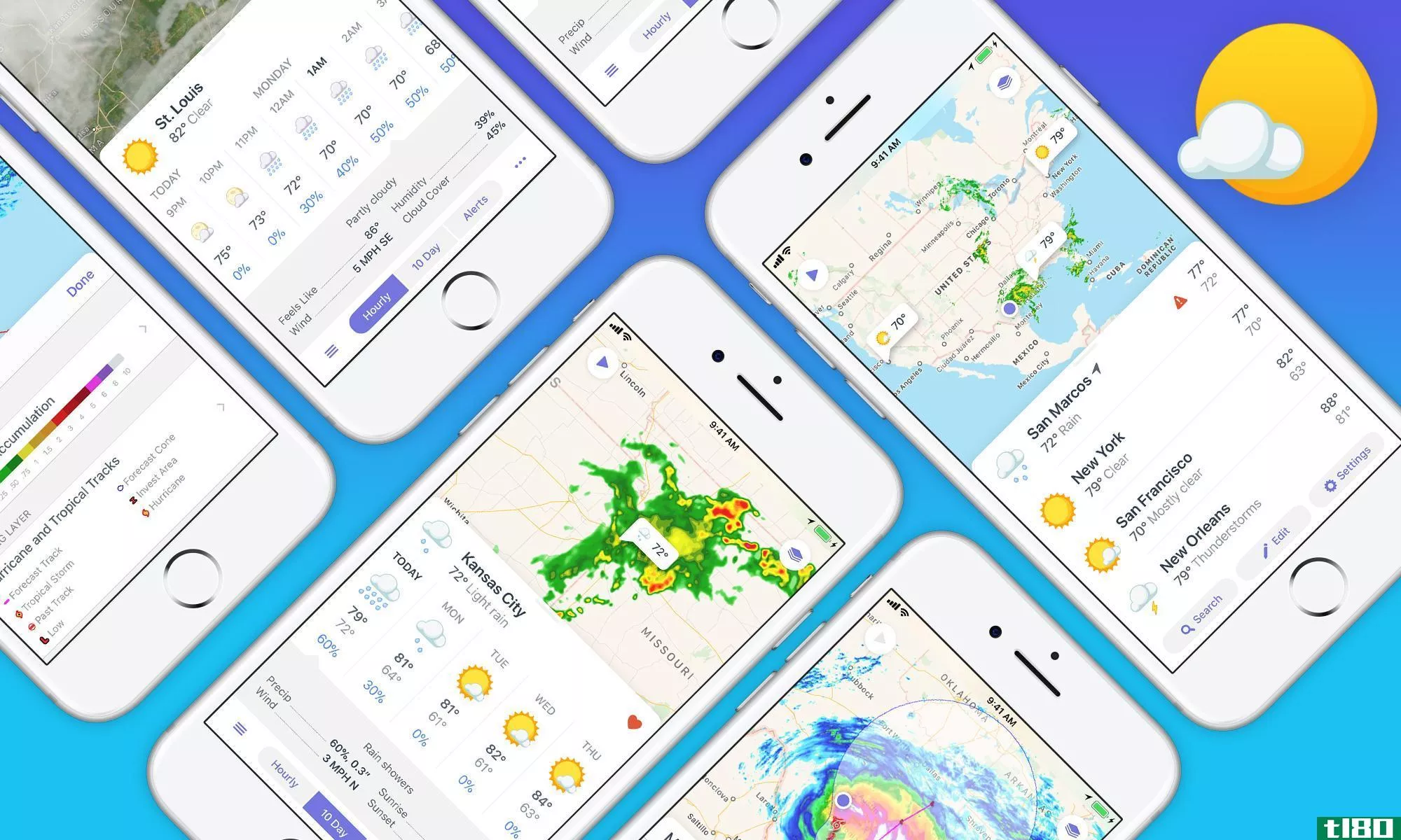 weather atlas的新应用程序带来了针对iPhone8优化的全新用户界面