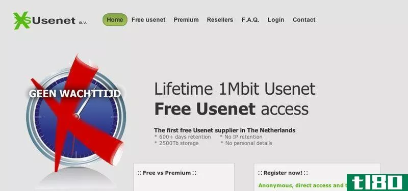 在xs usenet上获得免费的1mbps usenet帐户