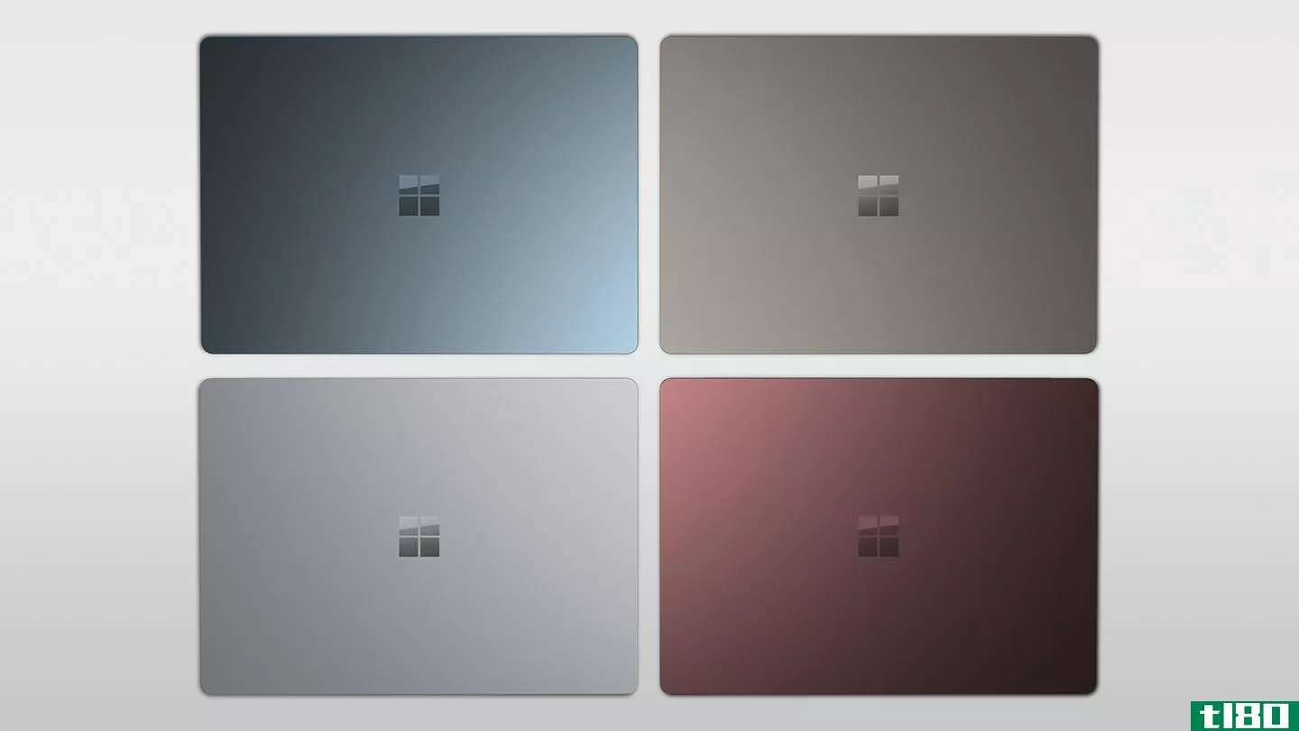 微软的surface笔记本电脑颜色现已在美国以外地区上市