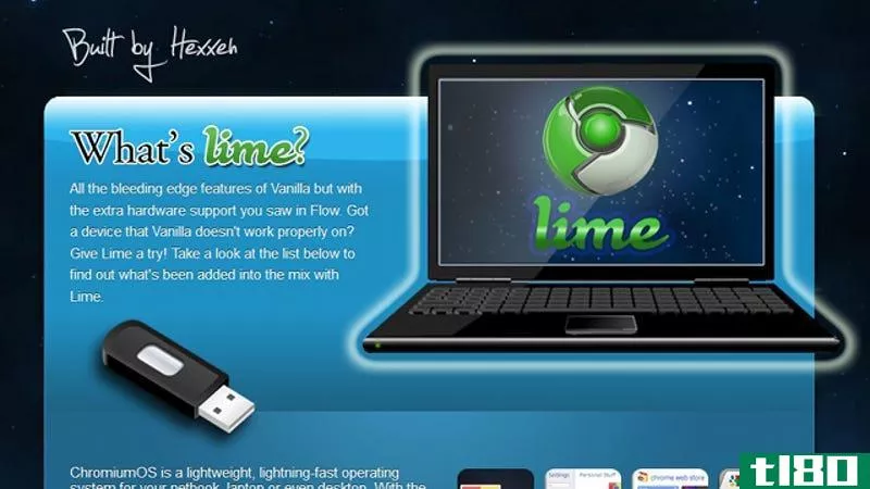 chromium lime现在支持更多笔记本电脑上的chrome操作系统