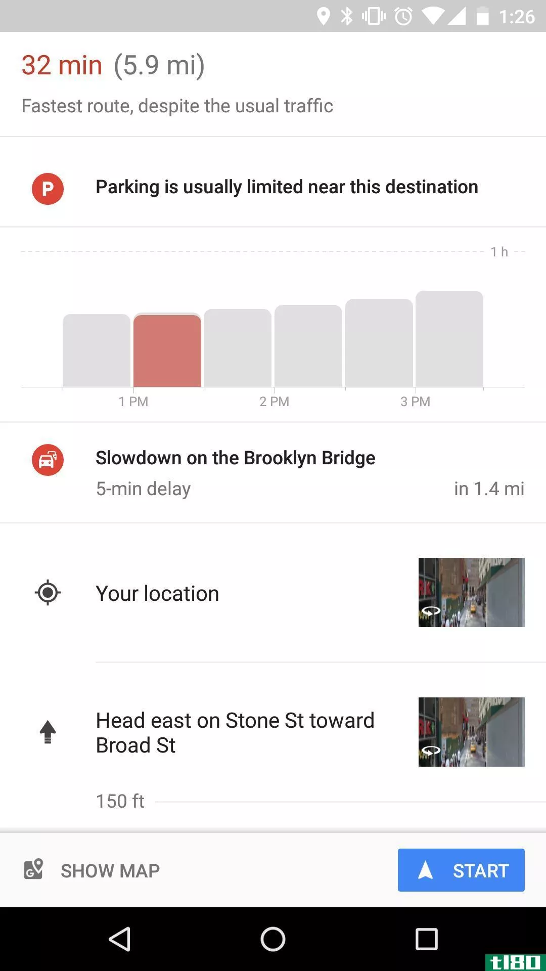 谷歌地图现在可以告诉你一天中到达目的地的最佳时间