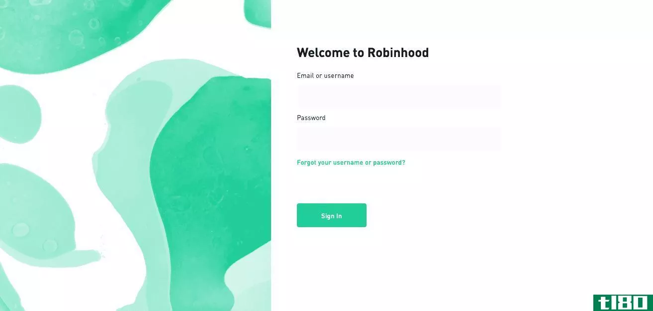 Robinhood website login