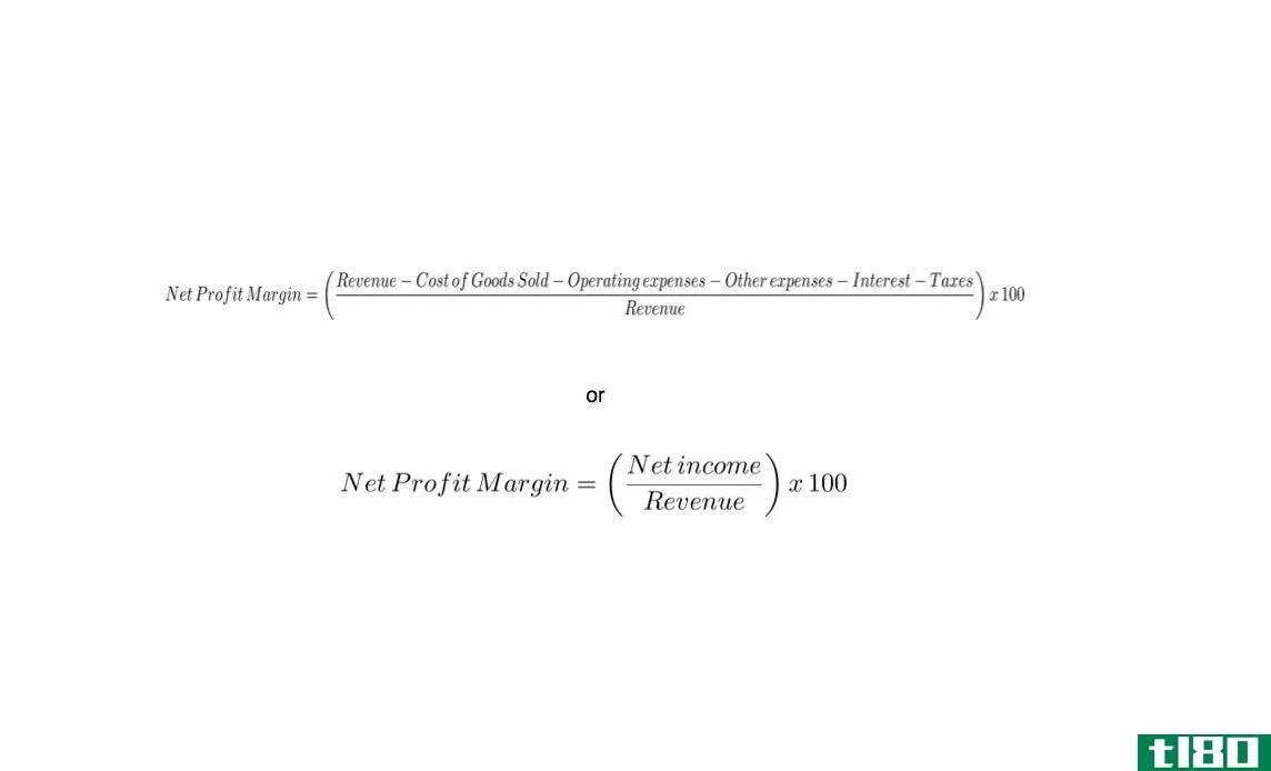 Net Profit Margin Formulas