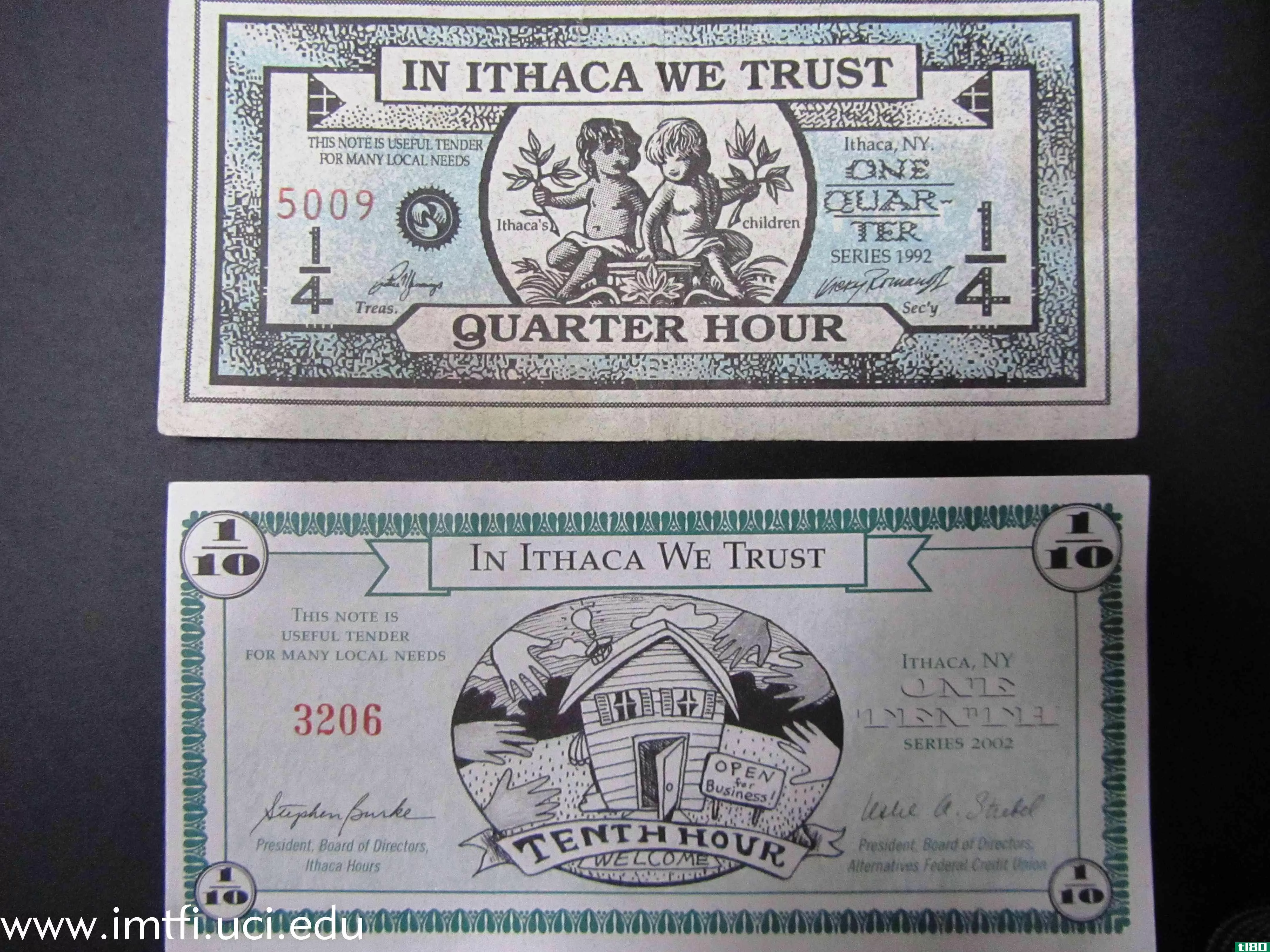 Ithaca Hours, the Local Currency