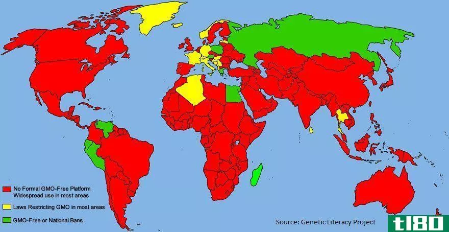 Countries with GMO Prohibiti***