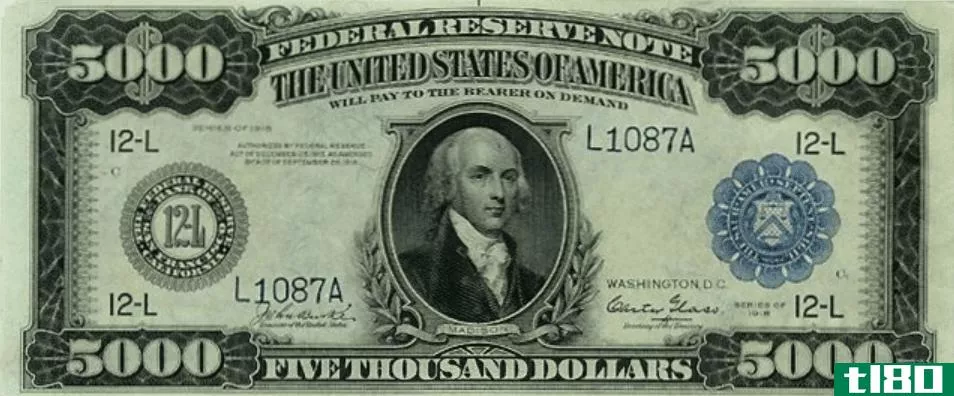 $5,000 Bill