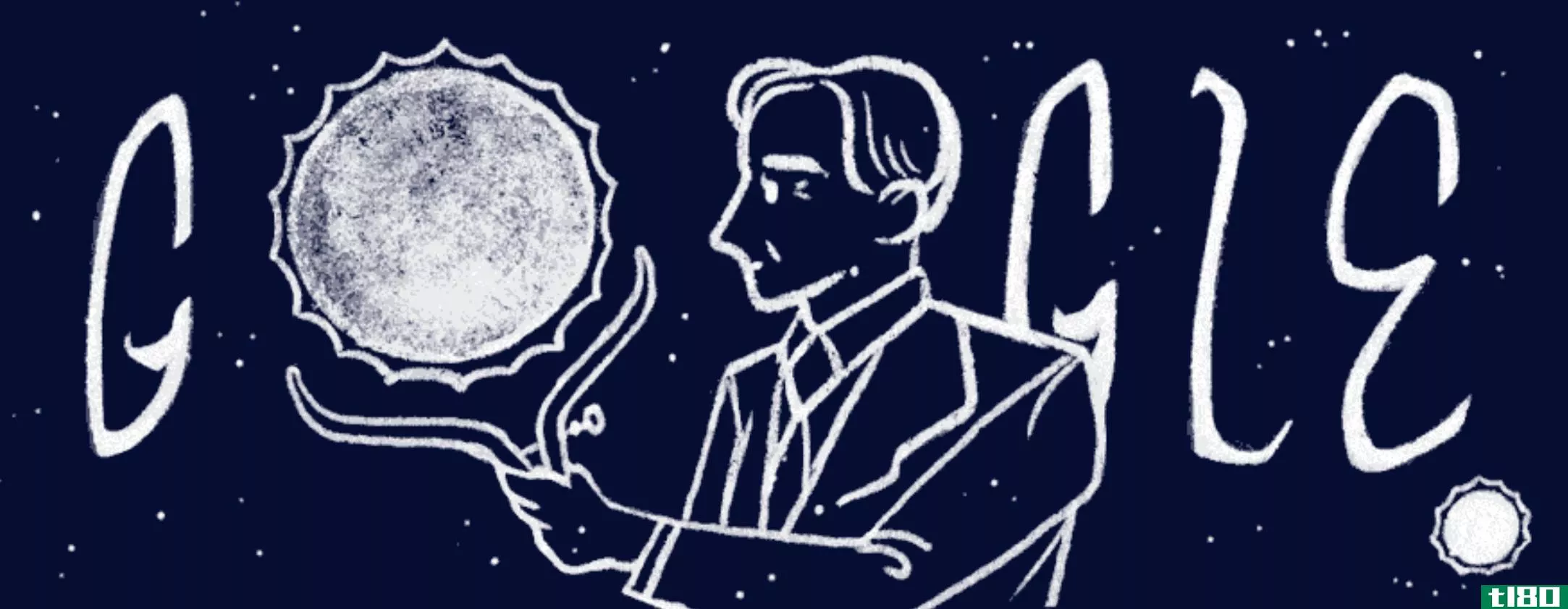 今天的谷歌涂鸦是为了庆祝这位揭示恒星如何死亡的科学家