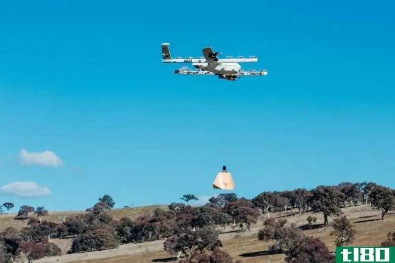 alphabet的“翼式无人机”项目将向澳大利亚家庭运送玉米饼