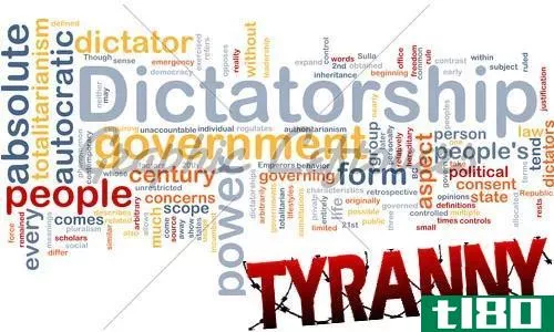 暴政(tyranny)和专政(dictatorship)的区别