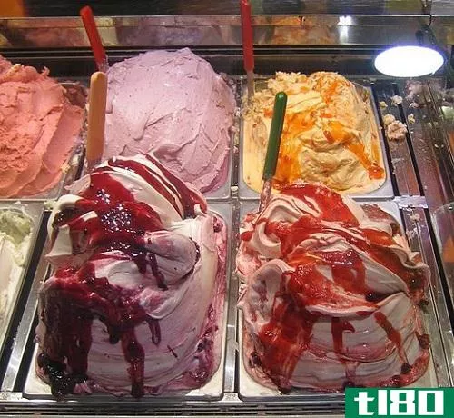 冰淇淋(ice cream)和奶油冻(custard)的区别