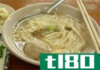 面条(noodles)和炒面(chow mein)的区别