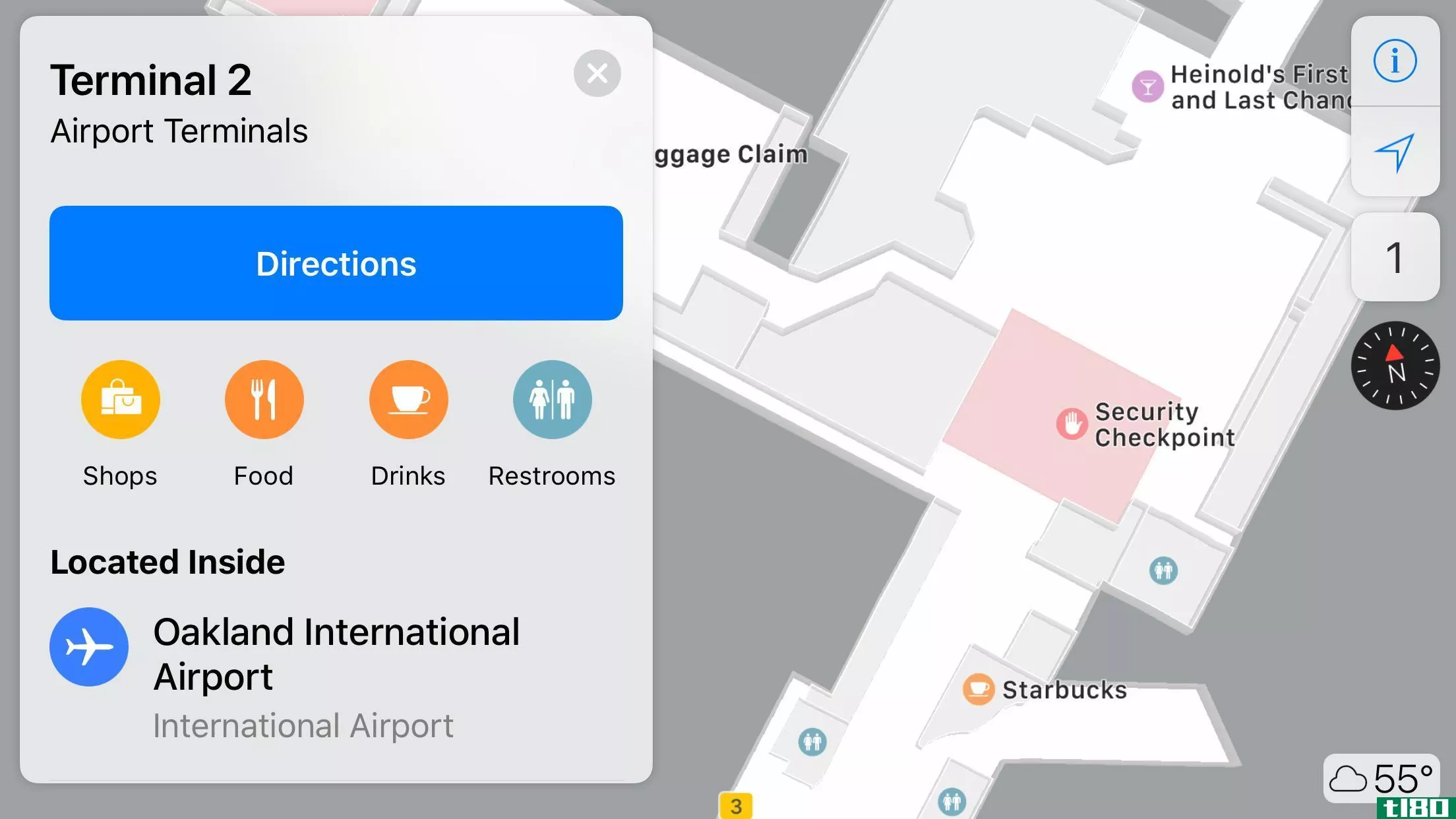 苹果增加了更多的室内机场地图，包括芝加哥和拉斯维加斯