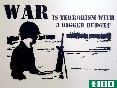 战争(war)和恐怖主义(terrori**)的区别