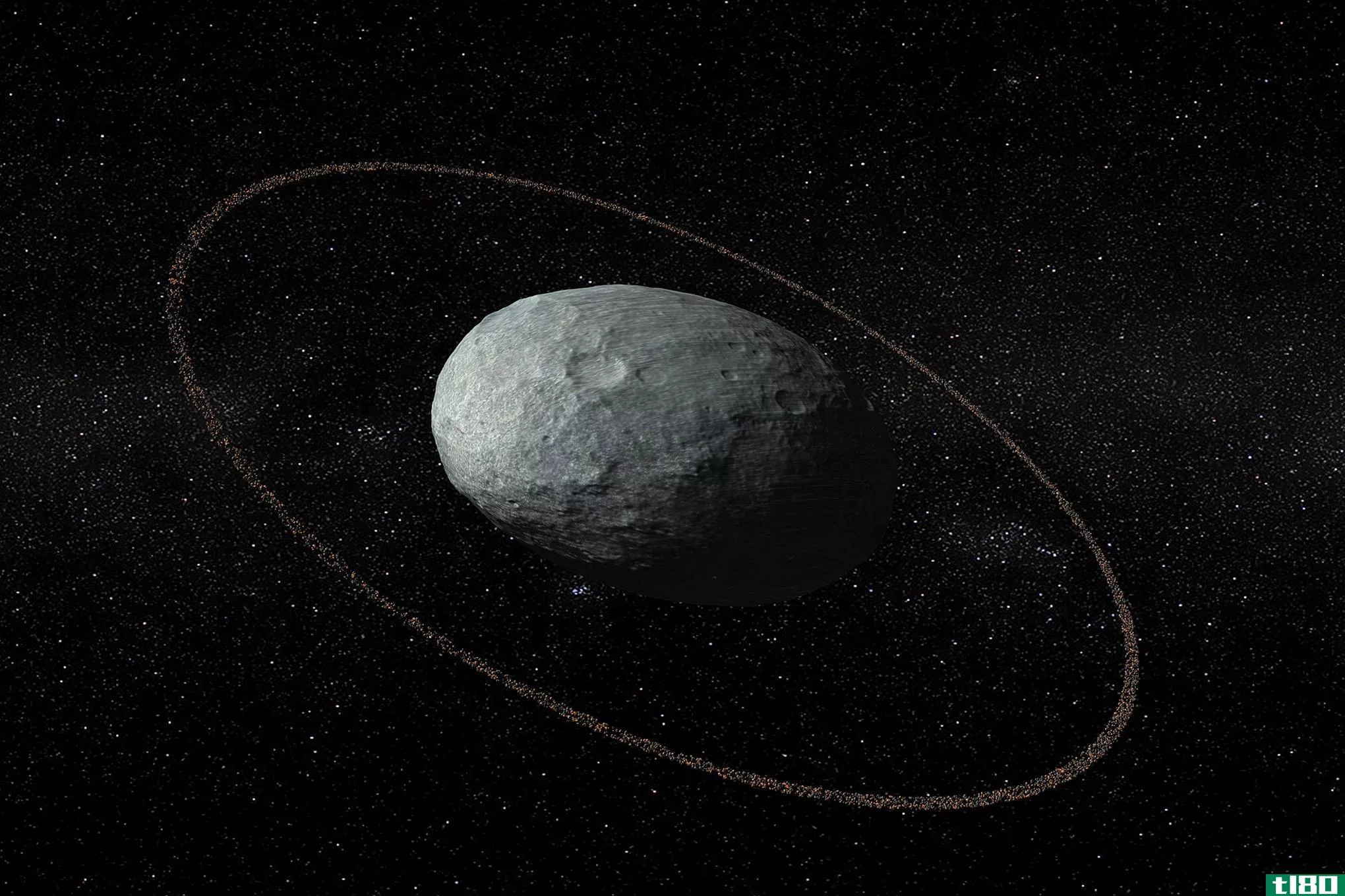 天文学家在卵形矮行星haumea周围发现了一个环