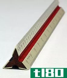 尺子(a ruler)和直尺(a straightedge)的区别