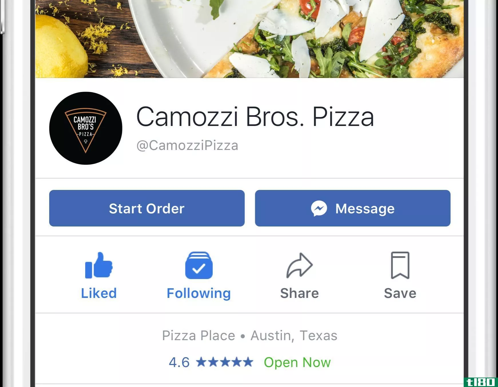 facebook现在允许你在不离开facebook的情况下订购食物