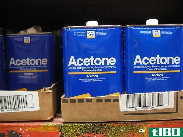 丙酮(acetone)和漂白剂(bleach)的区别